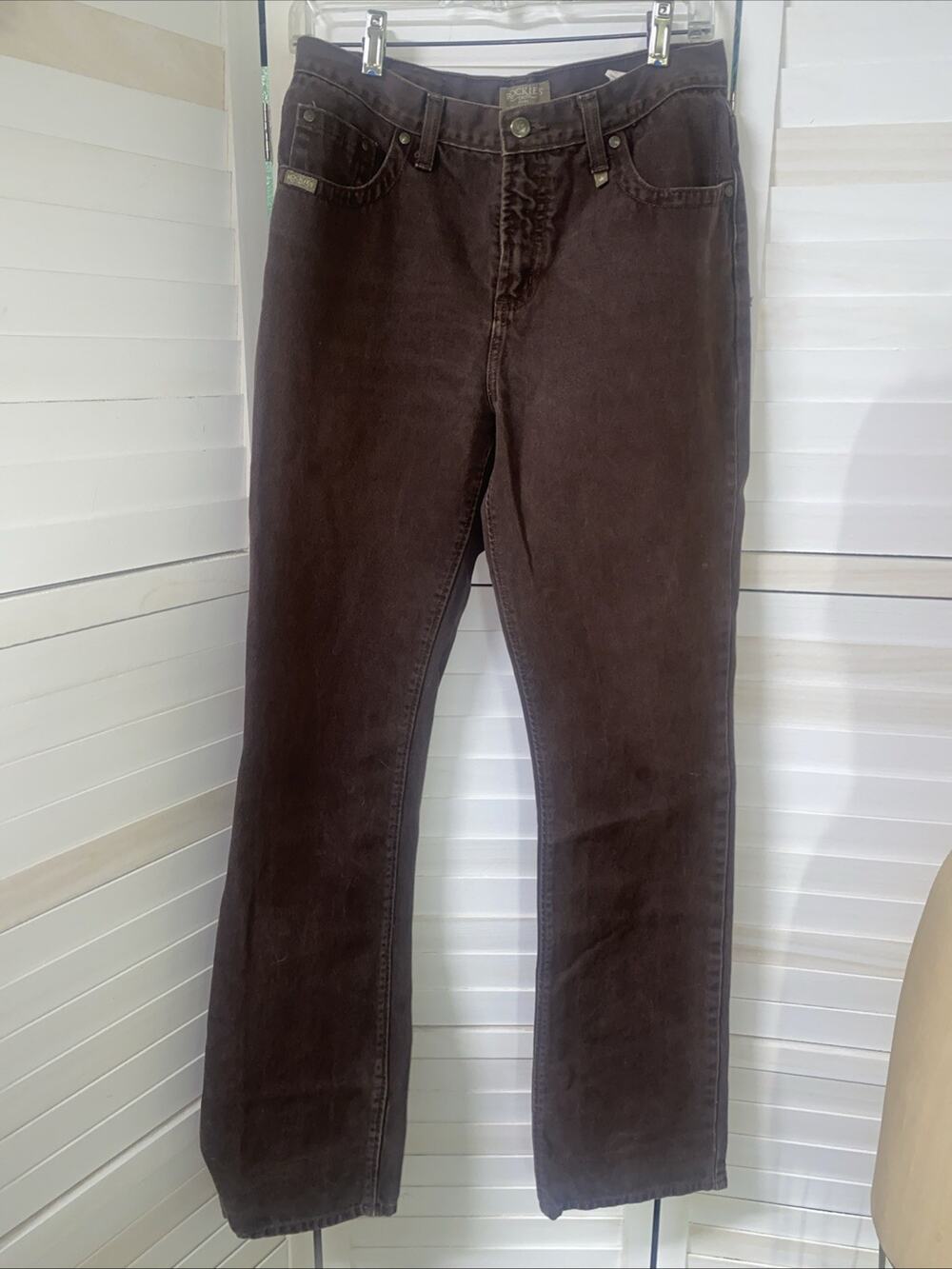 VTG 90s Rockies Rocky Mountain High Rise Relaxed Brown Denim Jeans Women’s 10L